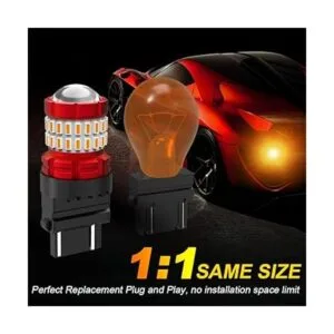 BMTxms 3157 Bombilla LED súper brillante amarillo ámbar_7