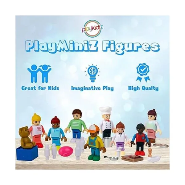 Playkidiz Juego de 8 figuras de juguete y juegos de 2_5