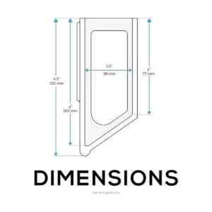 Brainwavz Soporte de caja de cable de 1.5 pulgadas de_4