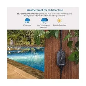 DEWENWILS Toma de control remoto con 2 controles remotos_3