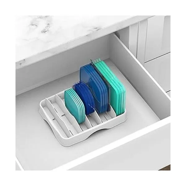SimpleHouseware Organizador de tapa para contenedores de_5