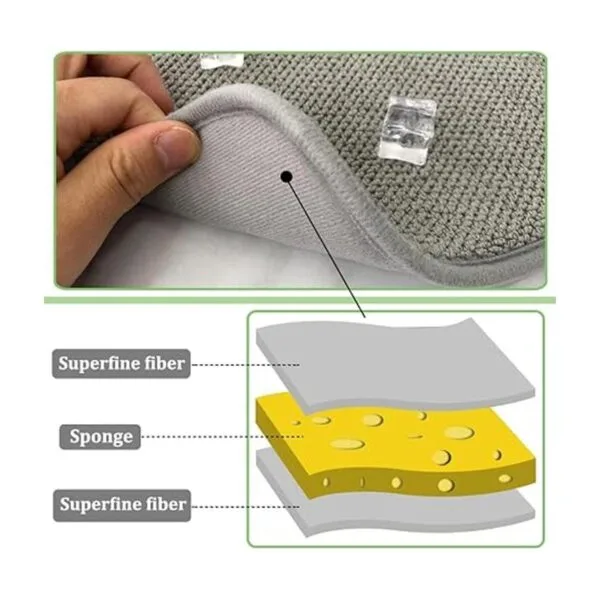 Paquete de 3 alfombrillas para secar platos de microfibra_3