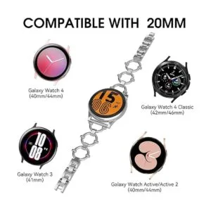 Yncamoo Correa de metal de 0.787 in compatible con Samsung_2