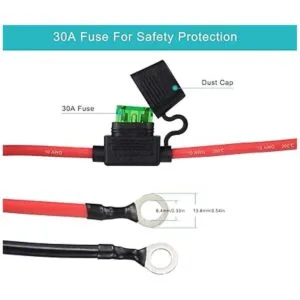 Paquete de 2 Arnés de terminal SAE a anillo tórico de 2_4