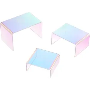 Paquete de 6 elevadores de exhibición de acrílico_2