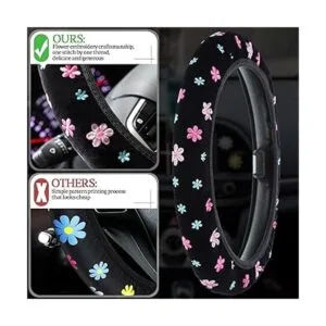 Juego de 10 piezas de accesorios bordados para automóvil_2