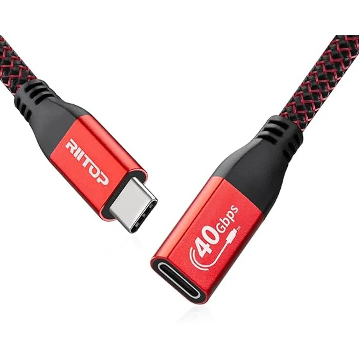 RIITOP Cable de extensión USB 4 corto 40 Gbps 1 pie_1