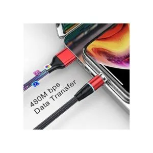 NetDot Gen12 Micro USB y USBC 6.6ft3 Pack rojo Cable de_3