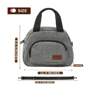 Lonchera para niñas bolsa de almuerzo aislada para_2