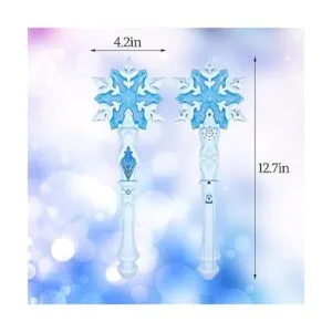Varitas de copo de nieve congeladas iluminadas con sonido_6