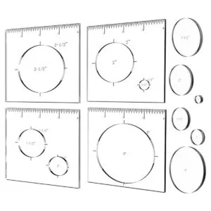 Monliful Paquete de 4 plantillas de incrustaciones de_1