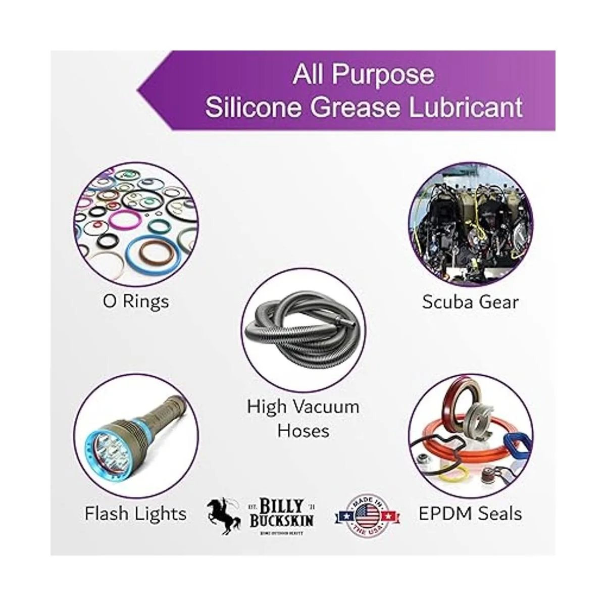 Billy Buckskin Co. Silicone Grease Food Grade Sanitary_2