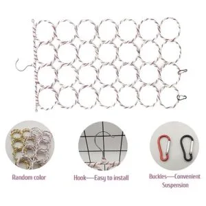 BNOSDM 2 paquetes de red de cuerda de cáñamo para pájaros_4