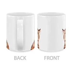 MUGBREW Cute Smirking Orange Tabby Cat Taza de café de_3