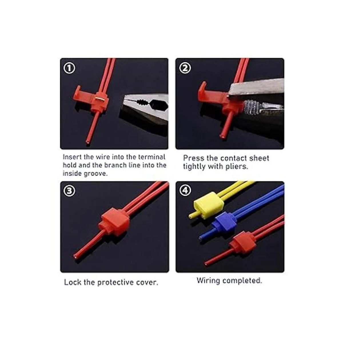 FIXITOK Kit de conectores de empalme rápido de 160 piezas_4