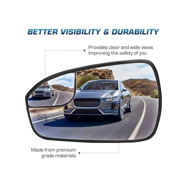 Youxmoto Driver Left Side Heated Mirror Glass Replacement_3