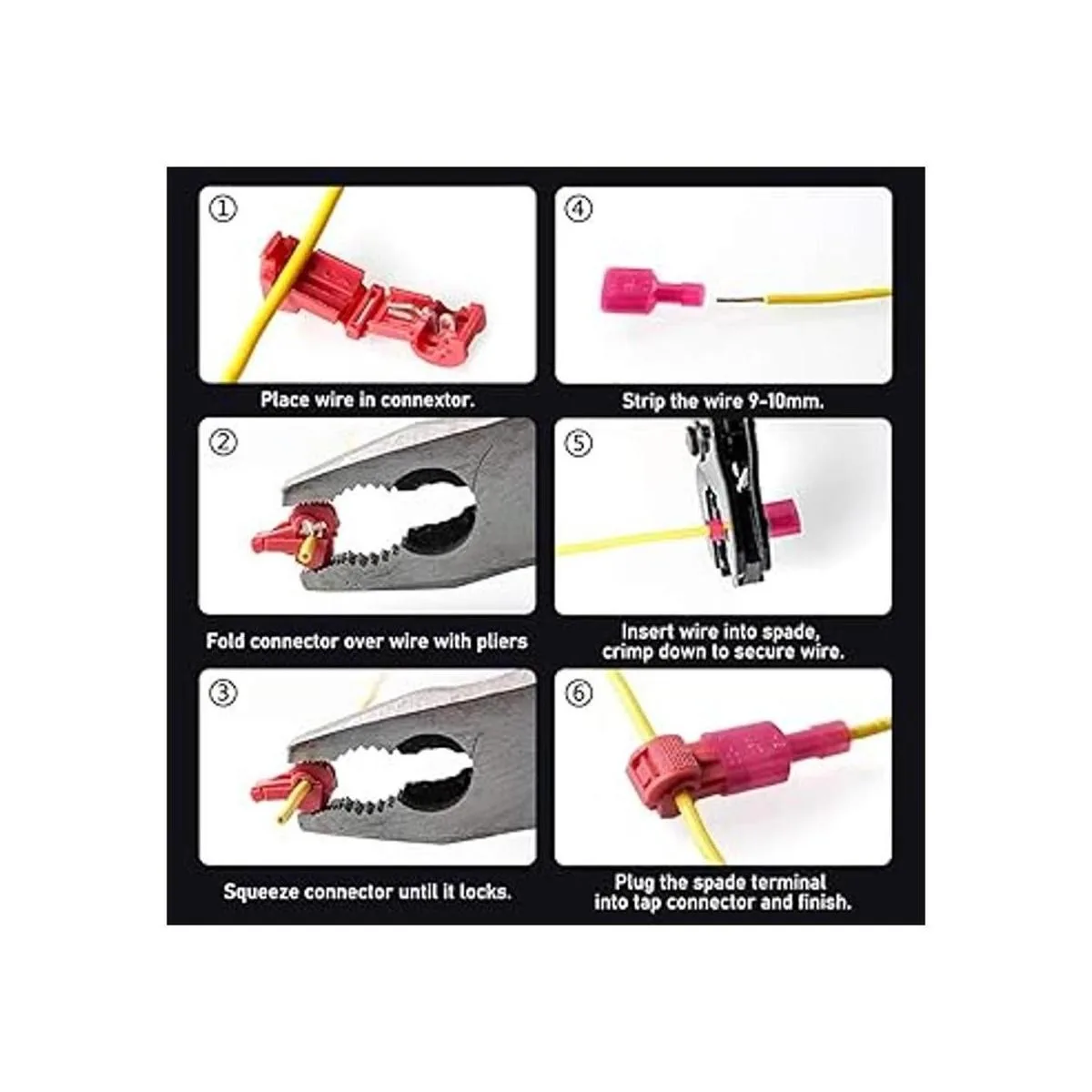 FIXITOK Kit de conectores de empalme rápido de 160 piezas_3