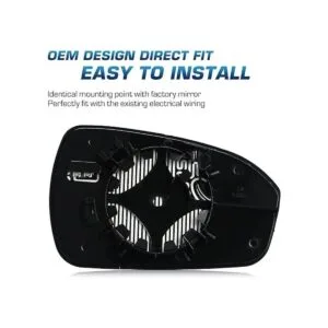Youxmoto Driver Left Side Heated Mirror Glass Replacement_4