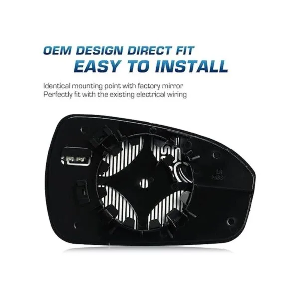 Youxmoto Driver Left Side Heated Mirror Glass Replacement_4