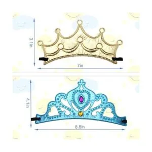 Hoedia 16 coronas y tiaras de espuma de princesa para_2