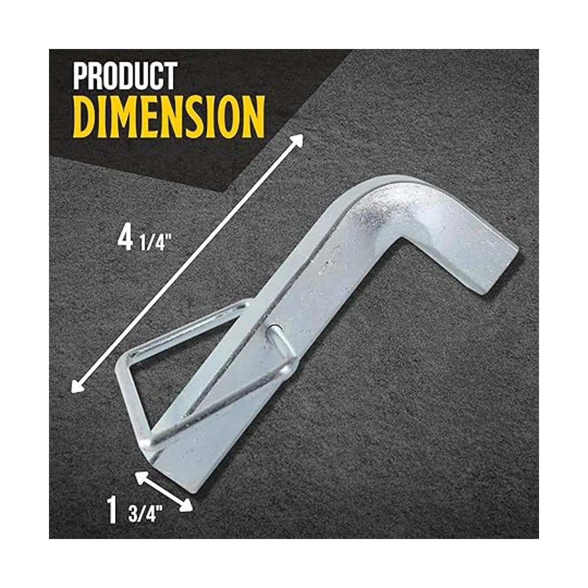TonGass Pasadores en L prémium de 4 14 x 1 34 pulgadas_4
