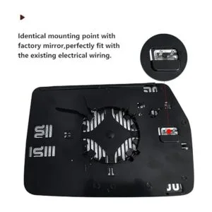 Espejo de repuesto con calefacción del lado del conductor_3