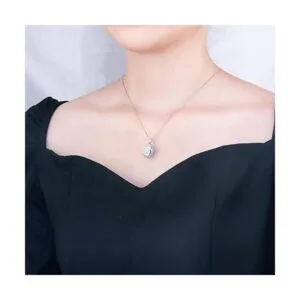 LGSY Colgantes de jaula de perlas de plata de ley azul CZ_6