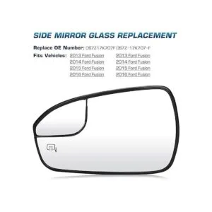 Youxmoto Driver Left Side Heated Mirror Glass Replacement_6