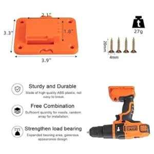 Paquete de 5 soportes de montaje para taladro apto para_2
