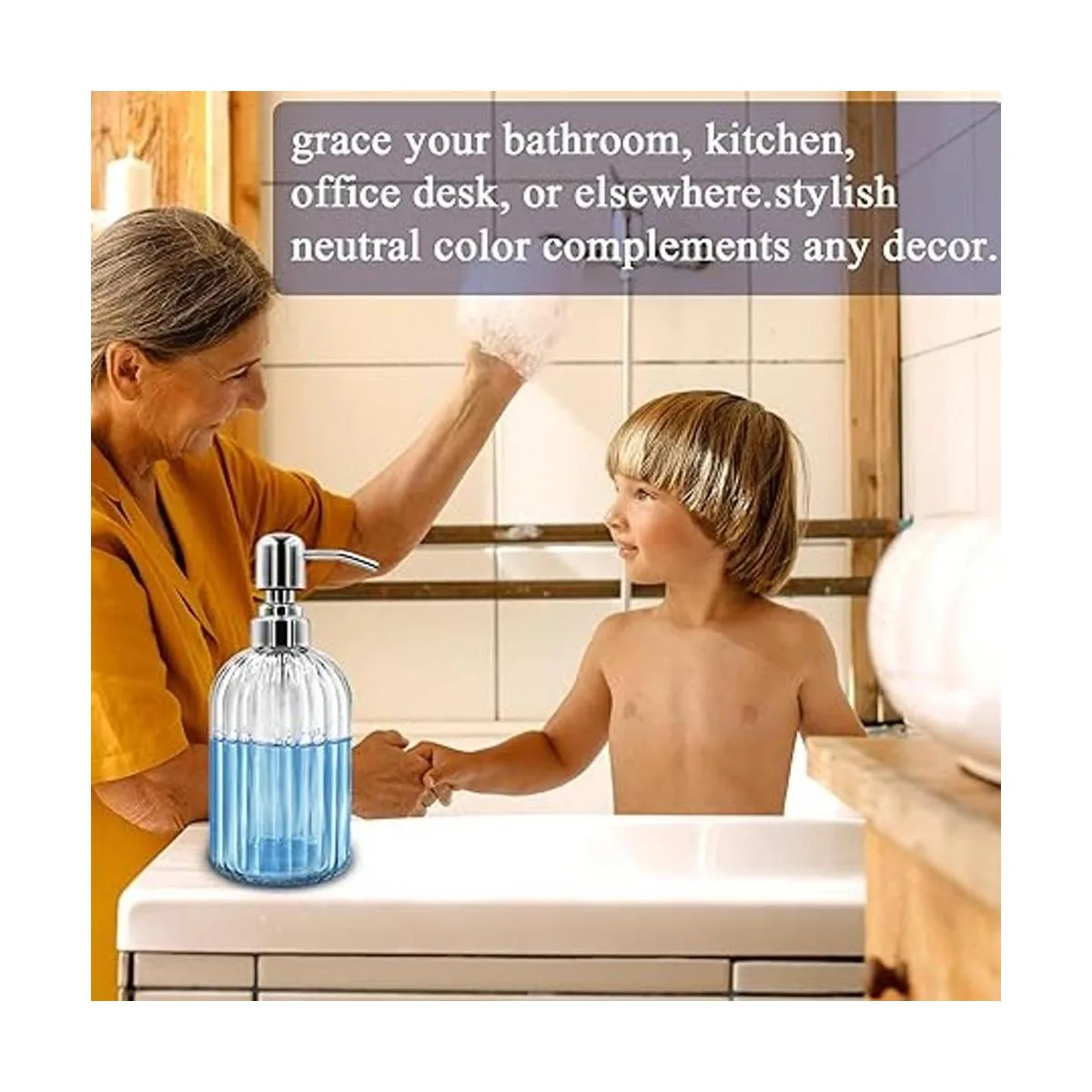 Dispensador de jabón paquete de 2 dispensadores de jabón_5