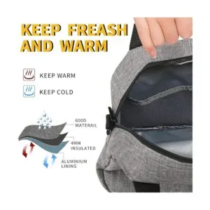 Lonchera para niñas bolsa de almuerzo aislada para_3