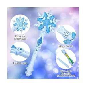 Varitas de copo de nieve congeladas iluminadas con sonido_3