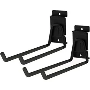 Ganchos dobles de almacenamiento de garaje para escaleras_1
