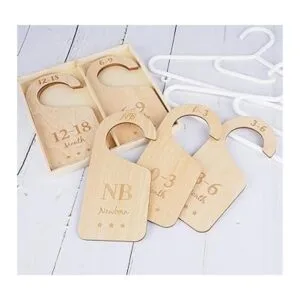 HOUSM Juego de 7 separadores de madera para armario de_4