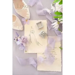 Flores artificiales de lavanda lila para bricolaje ramo_6