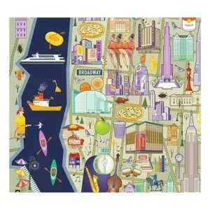 Blue Lobster Rompecabezas de 1000 piezas Nueva York_5