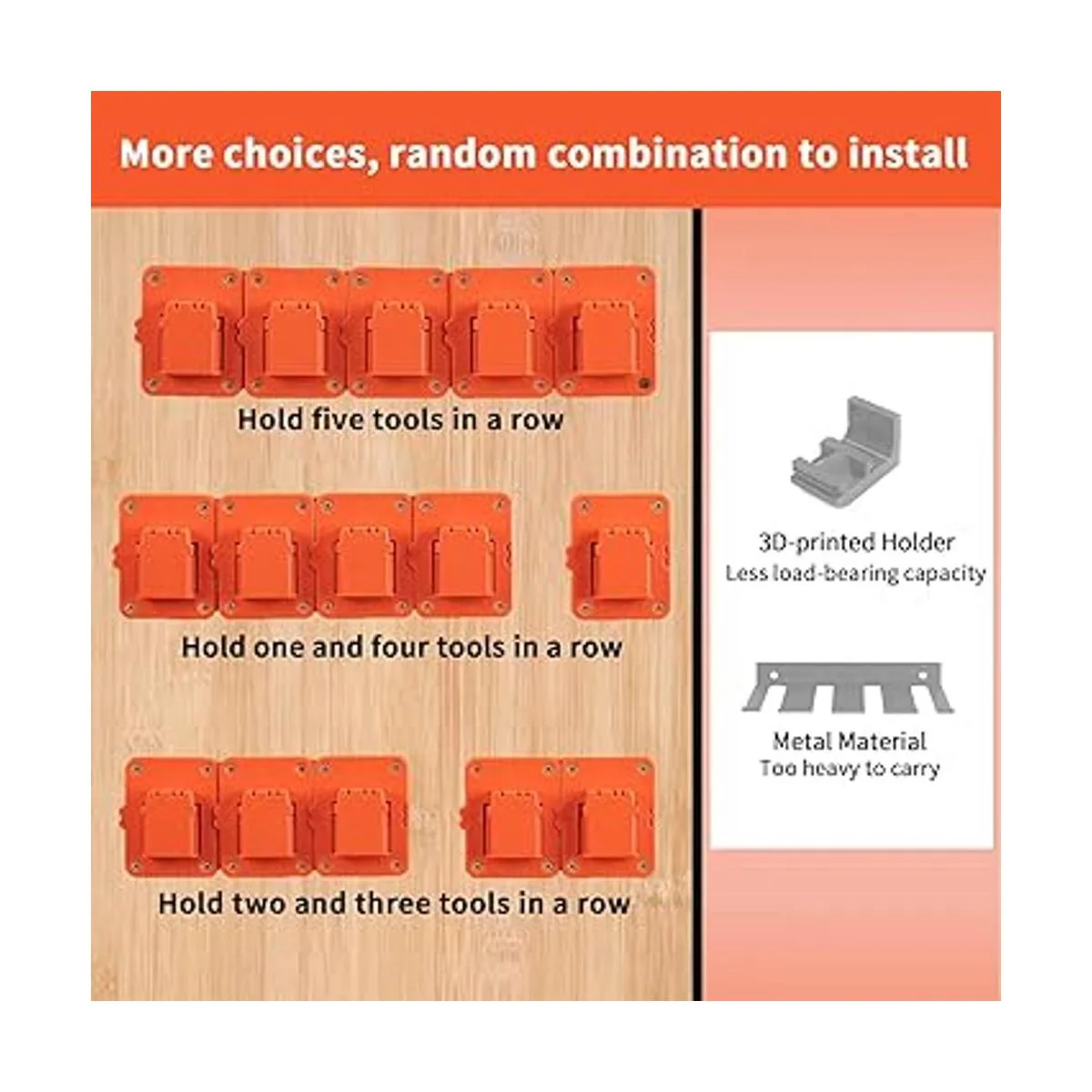 Paquete de 5 soportes de montaje para taladro apto para_6