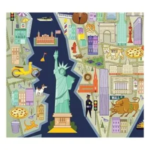 Blue Lobster Rompecabezas de 1000 piezas Nueva York_6