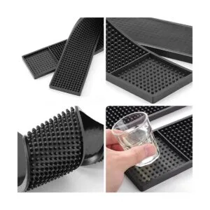 Facmogu 2 tapetes de goma para bar de café 24 x 3 23.6_2