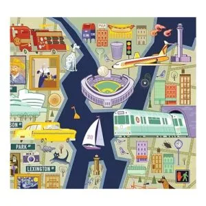 Blue Lobster Rompecabezas de 1000 piezas Nueva York_4