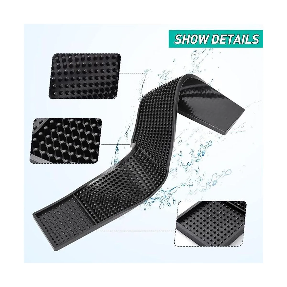 Facmogu 2 tapetes de goma para bar de café 24 x 3 23.6_6