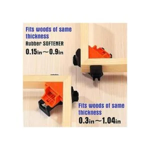 Juego de 4 abrazaderas de esquina de 90 grados para_4