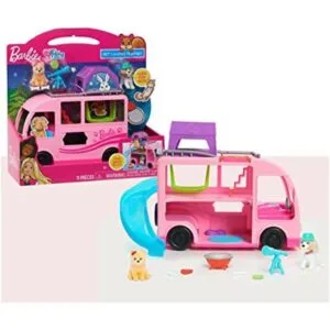 Just Play Barbie Pet Camper 11 piezas figuras de juguete_1