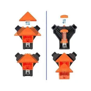 Juego de 4 abrazaderas de esquina de 90 grados para_6