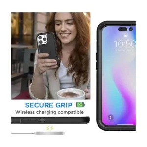 AICase Funda con clip para cinturón para iPhone 14 Pro_5