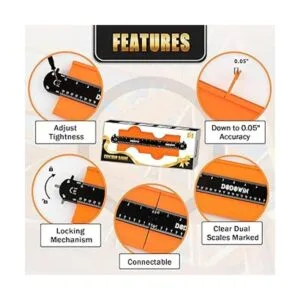 DODOWIN Calibre de contorno conectable de 3 tamaños_4