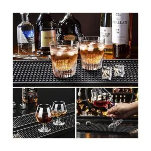 Facmogu 2 tapetes de goma para bar de café 24 x 3 23.6_3