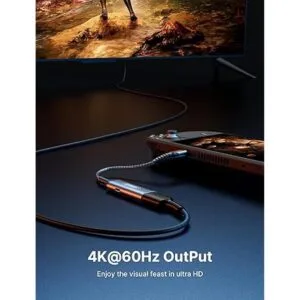 JSAUX USB C to HDMI Adapter and Charger for Steam Deck_4