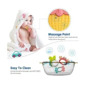 Qizebaby Juguetes para bebés de 6 a 12 meses 12 juguetes_2