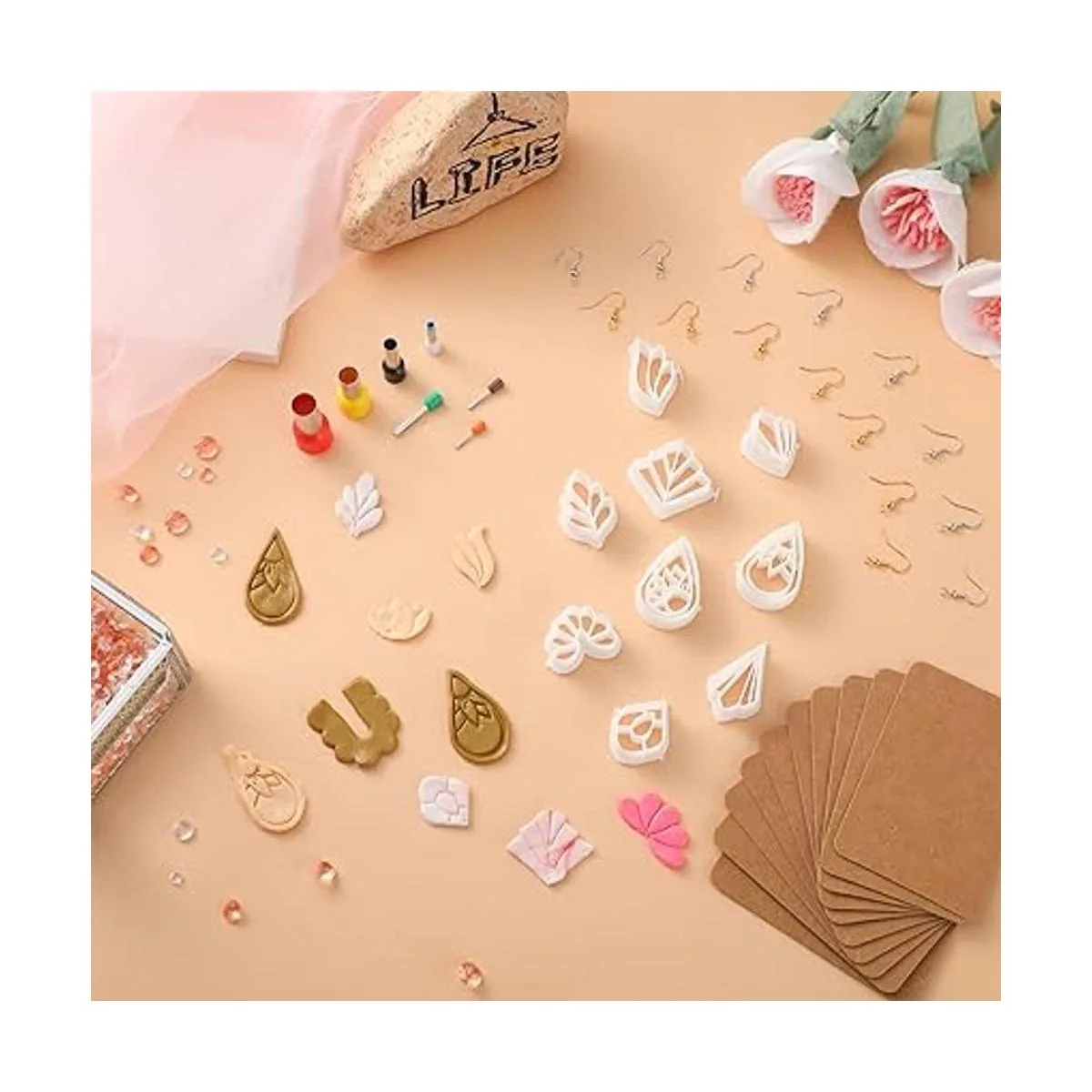 Kajaia Juego de 114 piezas de cortadores de aretes_7